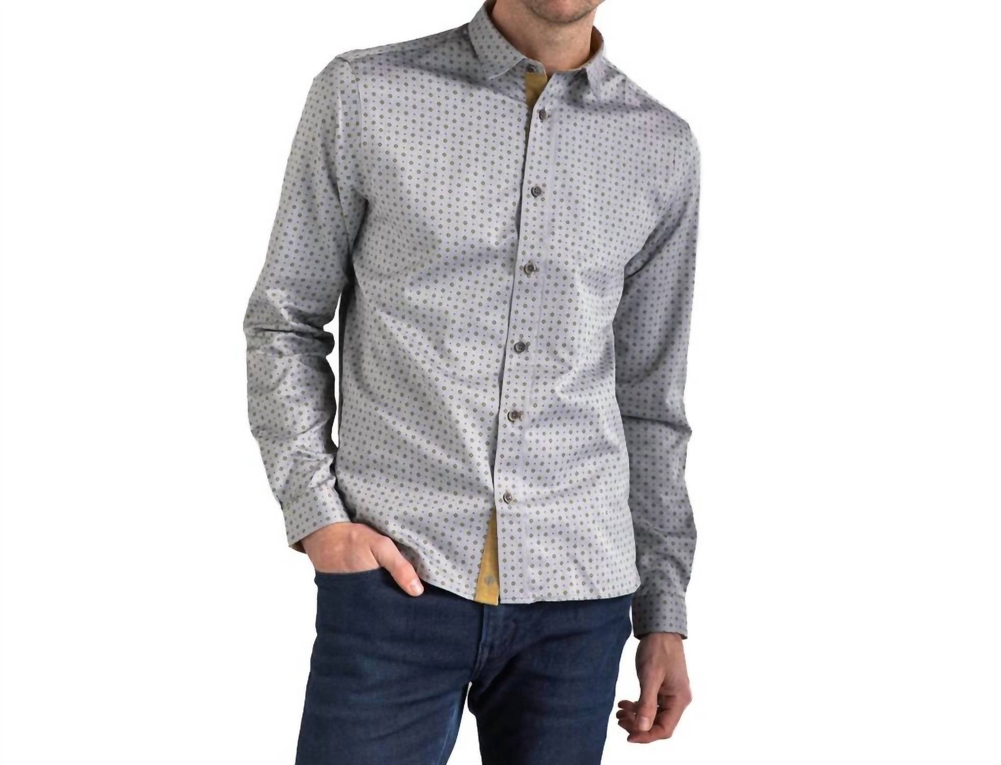 Vustra - Button Down Cotton Long Sleeve Shirt