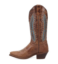 DAN POST. Women's Sundra Leather Boot in tobacco - women's shoe - detail view