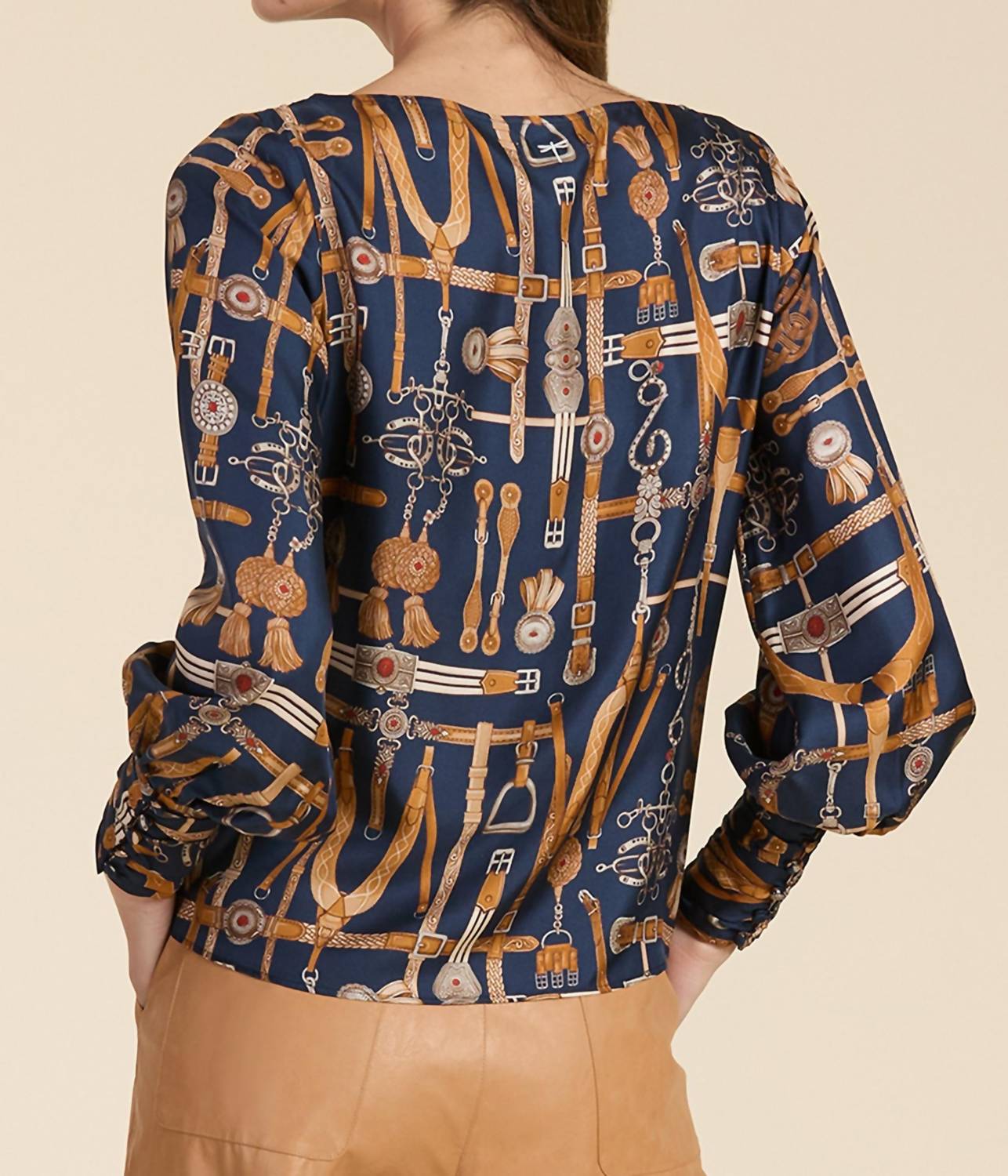 Tyler Boe - Olivia Silk Equestrian Top