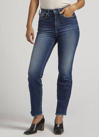 Silver Jeans Co Infinite Fit Skinny Jeans in indigo - women's jeans
