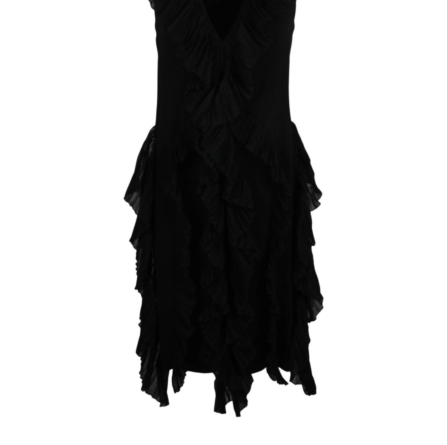 Burberry - Women's Sleeveless Pleated Silk Dress