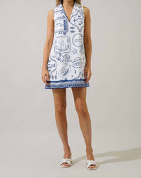 Sugarlips - Lexya Collared Shift Mini Dress