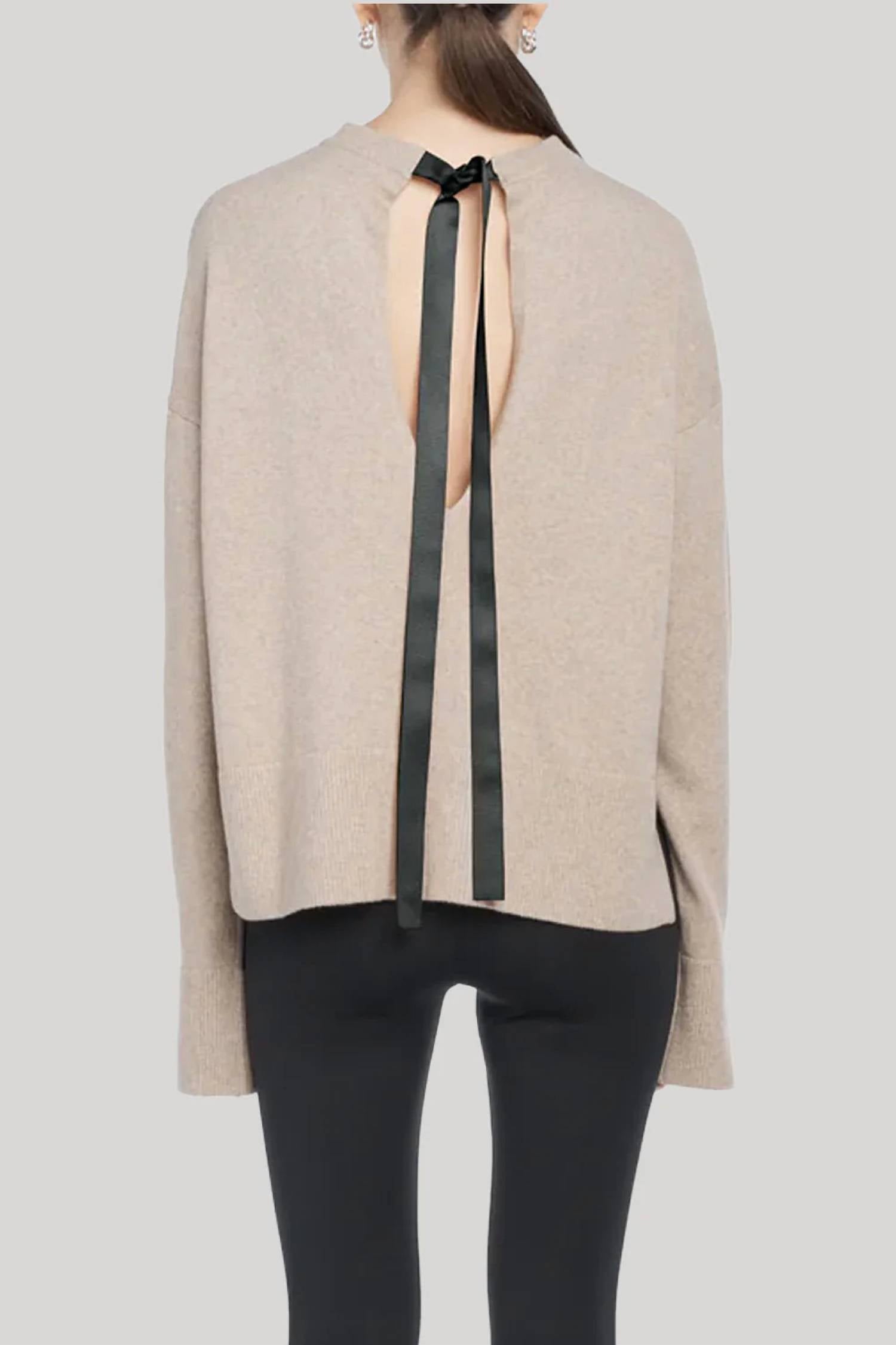 Maria Mcmanus - Ribbon Back Crew Sweater