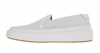 SAS Women's Chuy-x Slip On Sneaker in white perf - women's sneaker - detail view