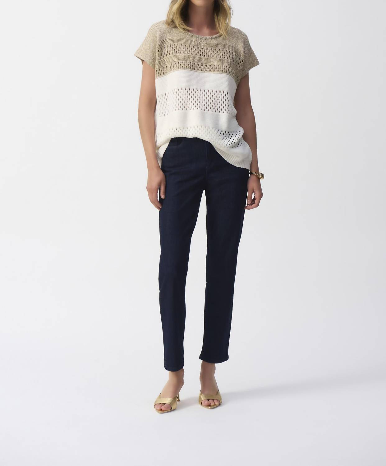 Joseph Ribkoff - Striped Casual Pullover