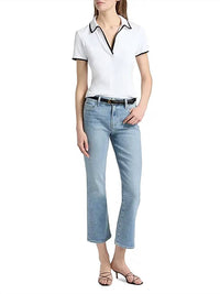 Paige Mason Crop Bootcut Jeans in divine - women's jeans - view 4