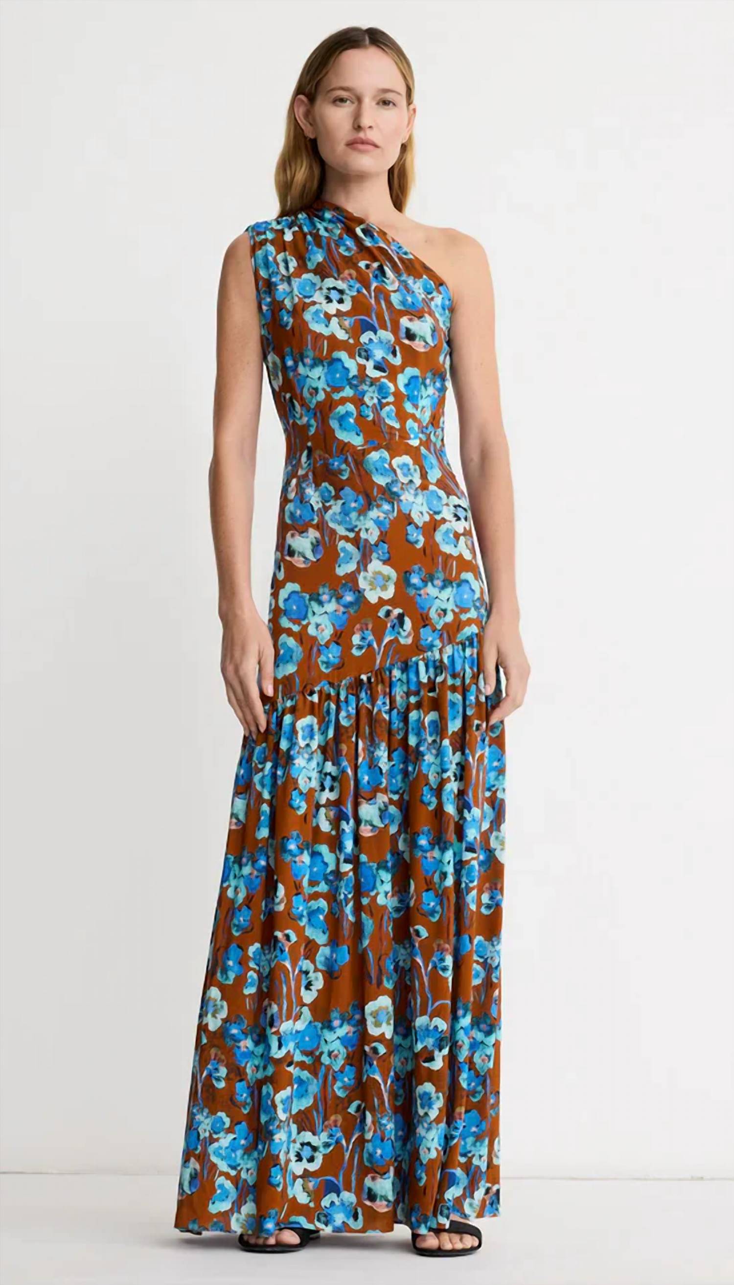 Smythe - Single Shoulder Maxi Dress