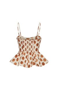 Cara Cara - Alba Fit-and-flare Peplum Top
