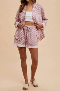 Anniewear - Checkered Pajama Set