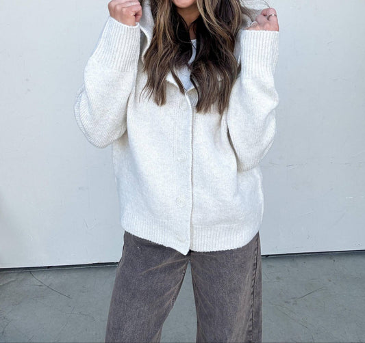 Klesis - Soft Knit Hooded Cardigan