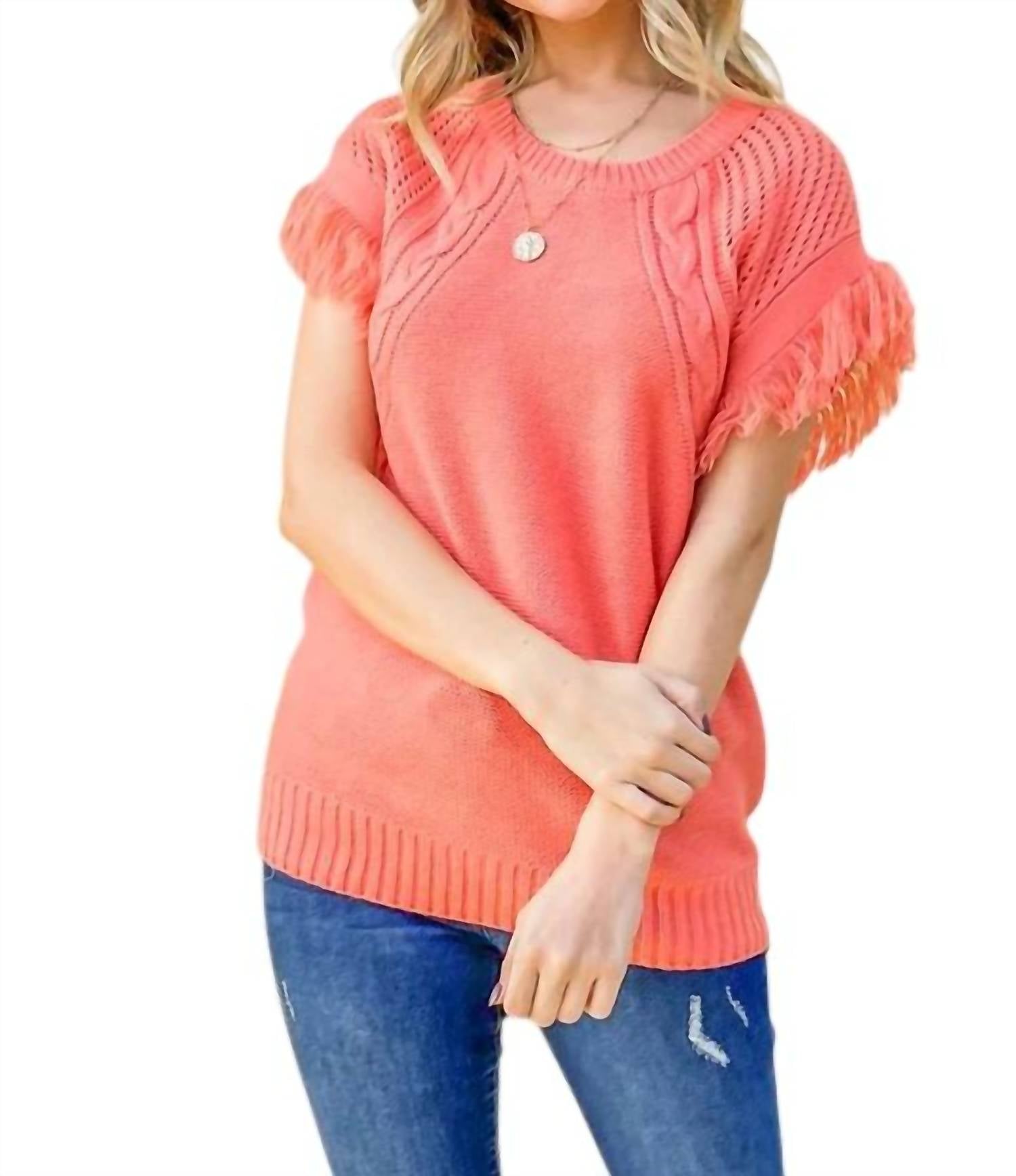 And The Why - Flying Free Short Sleeve Sweater