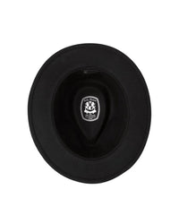 Fieldstone Men's Maestro Fedora Hat in black - men's hat - alternate view