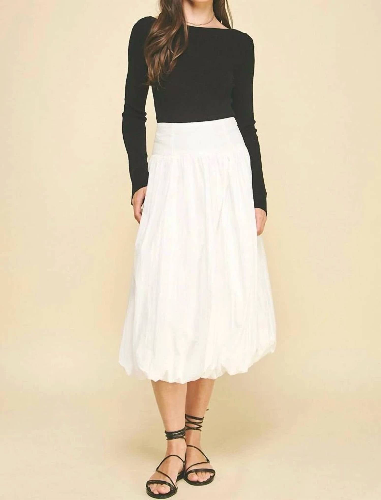 Pinch - Bubble Midi Skirt