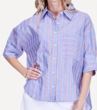 Joy Joy - Button Short Sleeve Shirt