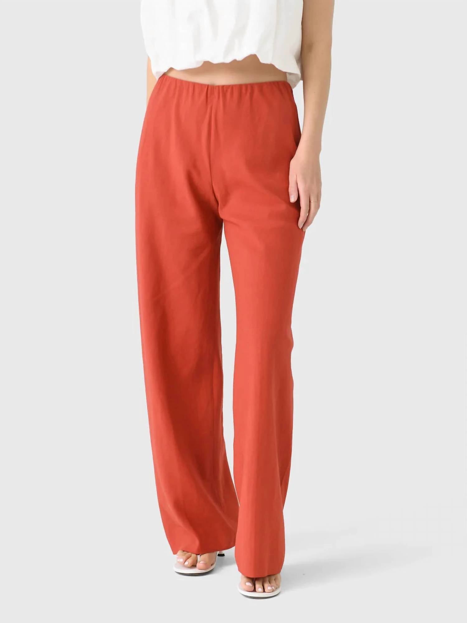Vince - High Waist Cotton Bias Pant