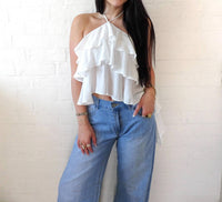 Pretty Garbage - The Bori Frill Halter Top