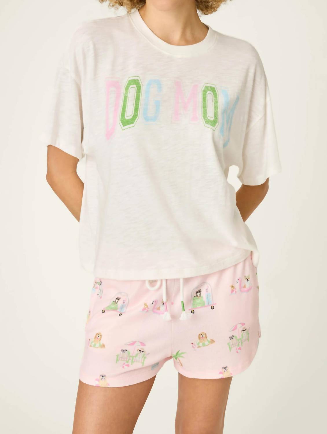 Pj Salvage - Pupcation Palms Dog Mom Graphic Tee