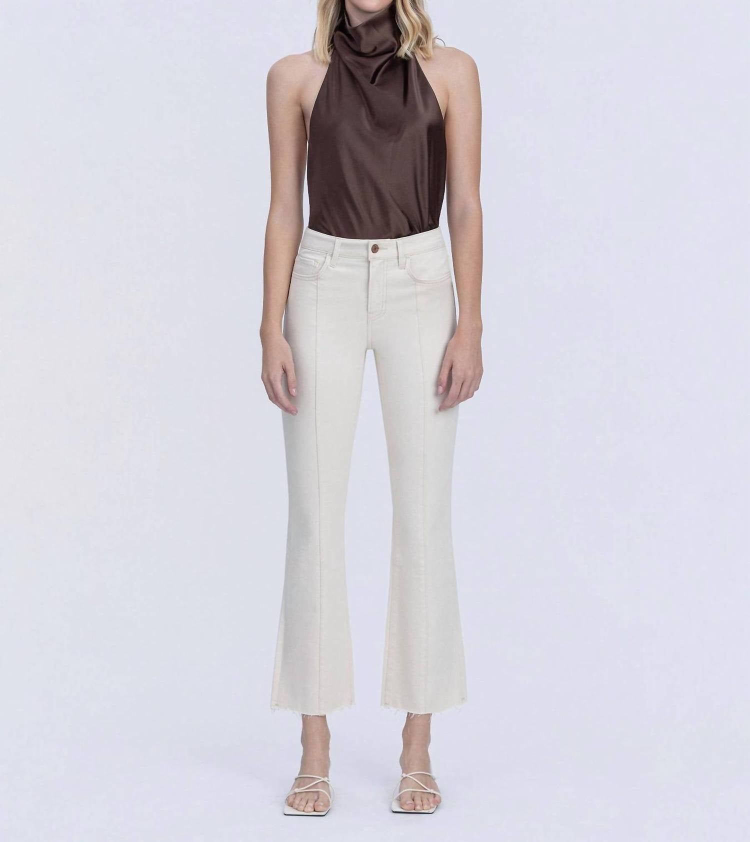 Vervet By Flying Monkey - High Rise Seam Speckled Detail Bootcut Jeans