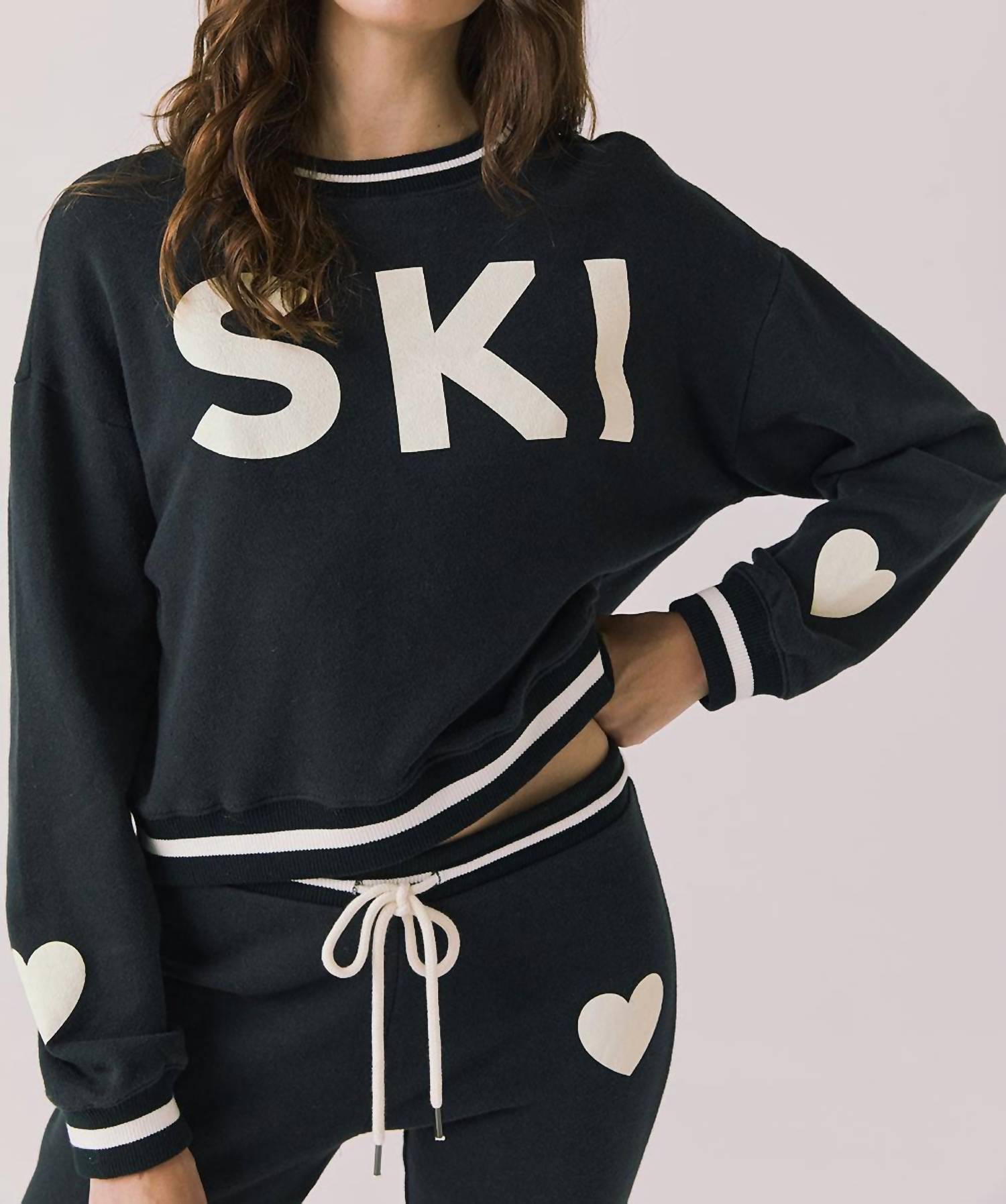 Chaser - Ski Heart Sweatshirt