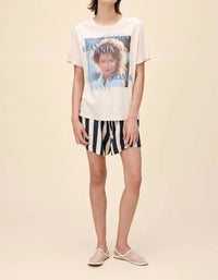 DAYDREAMER Shania Twain Boyfriend Tee in white - women's t-shirt