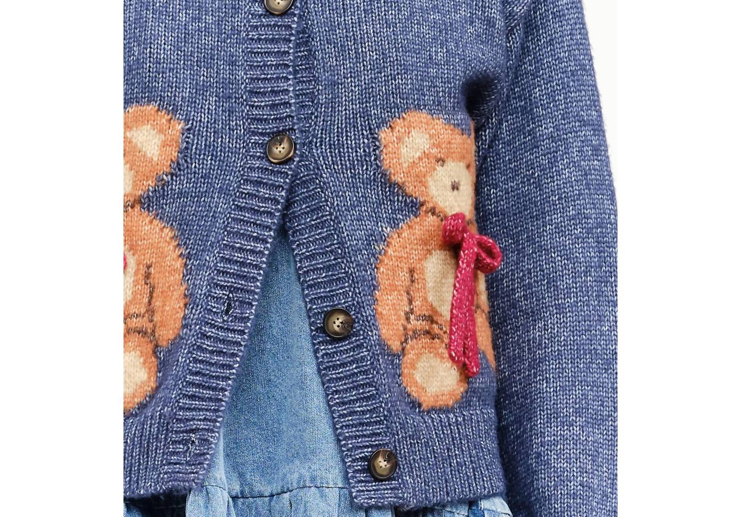 Sofie The Label - Teddy Button Front Cardigan