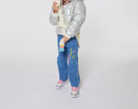 Billieblush - Girl's Quilted Iridescent Puffer Jacket