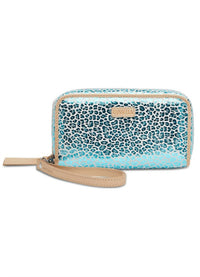 Consuela Women's Kat Wristlet Wallet in turquoise metallic jag - women's bag