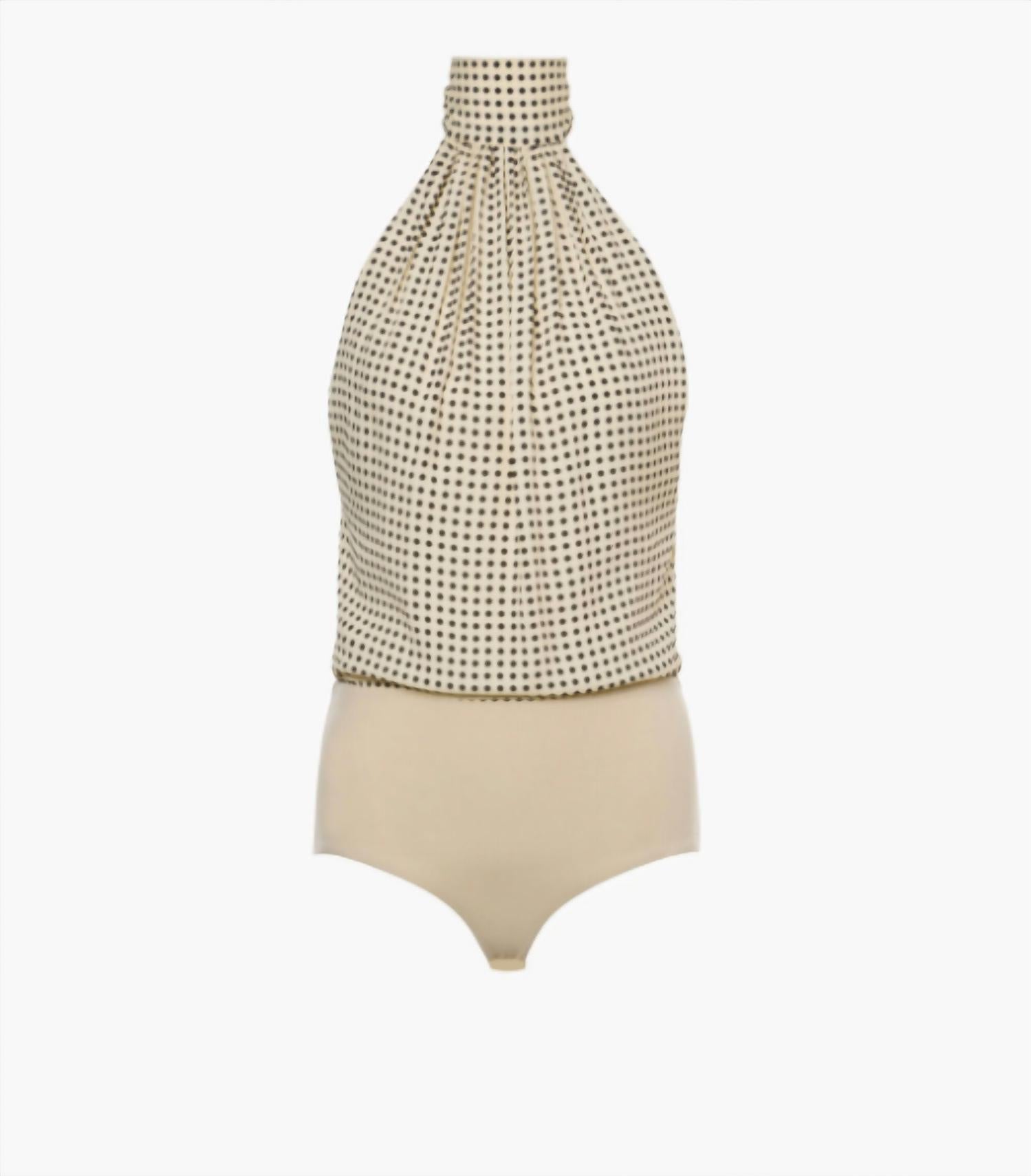 Crêpe de chine bodysuit
