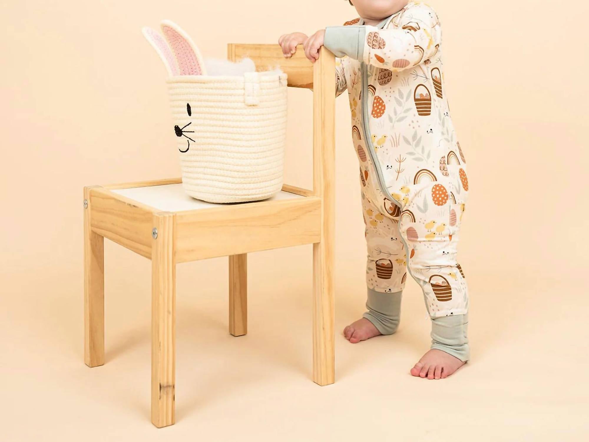 Emerson And Friends - Kid's Hop To It Bamboo Easter Convertible Baby Pajamas