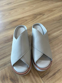 SILENT D Women's Orelia Sandal in stone - women's sandal - detail view