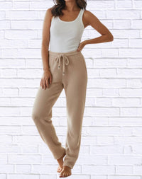 Pol - Cozy Textured Jogger Pants