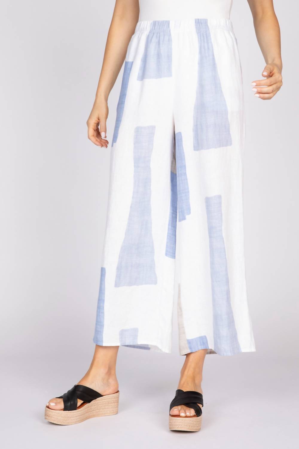 Habitat - Patterned linen pant