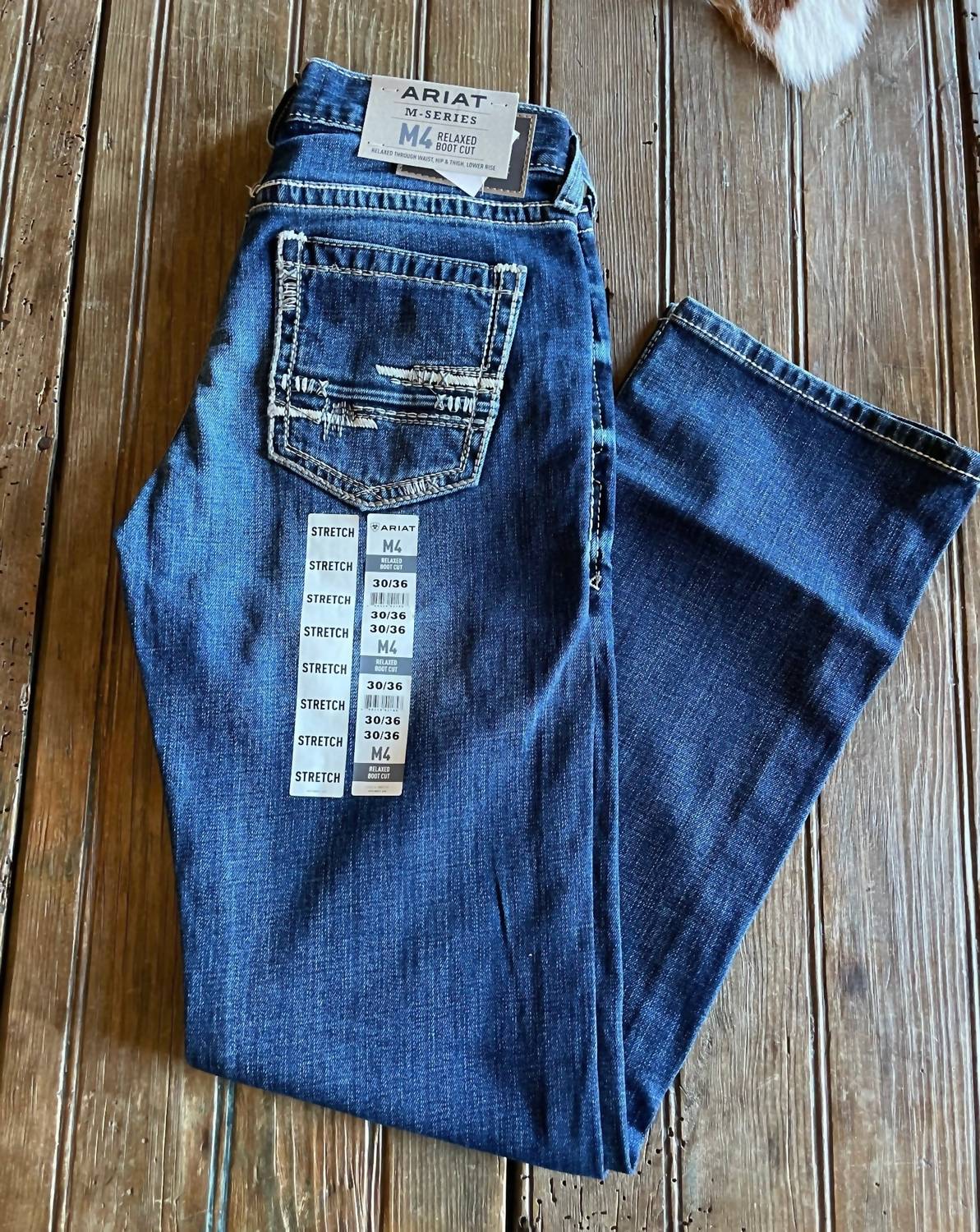 Ariat - M4 Low Rise Stretch Adkins Boot Cut Jeans