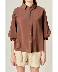 English Factory - Balloon Sleeve Shirt