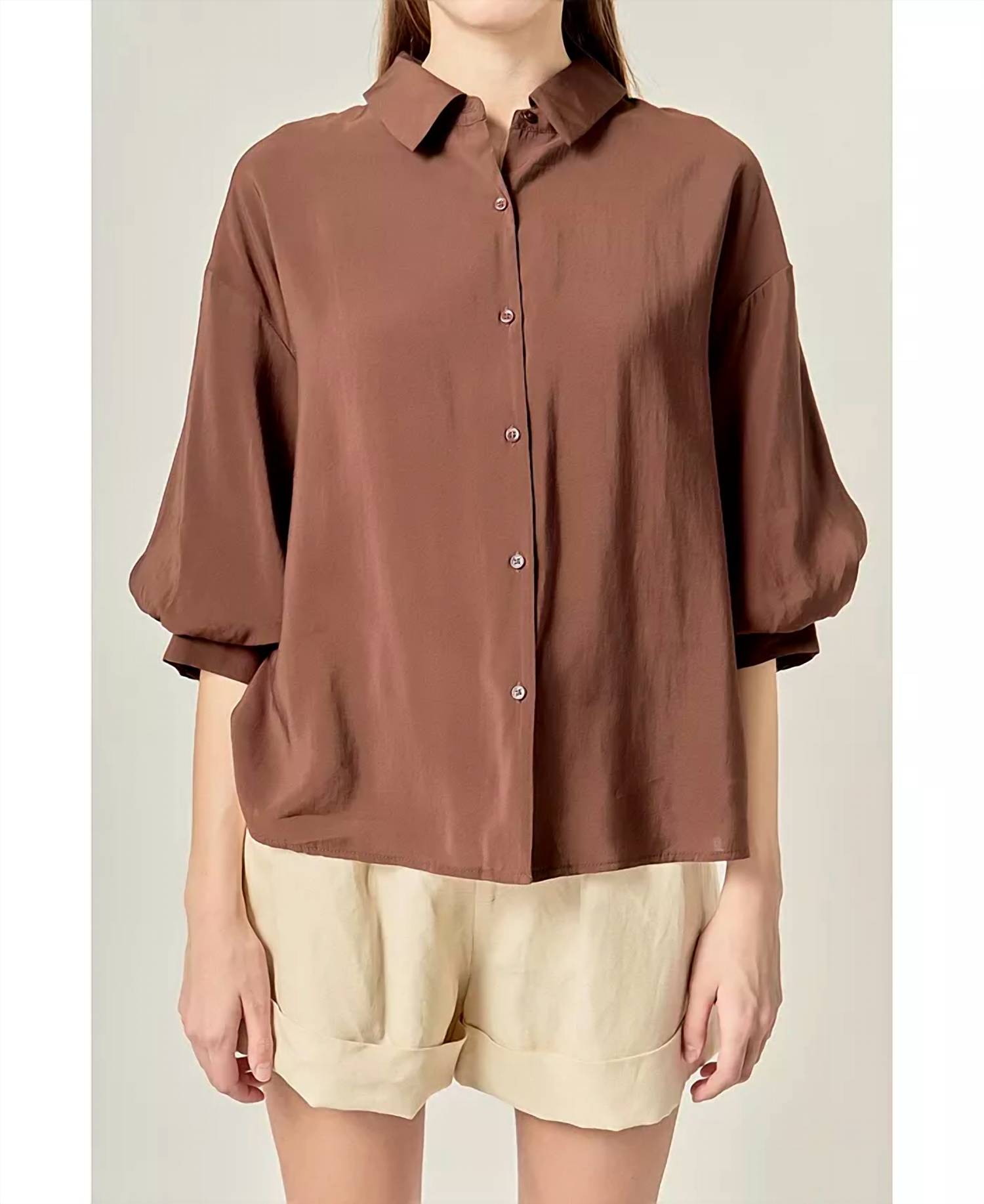 English Factory - Balloon Sleeve Shirt