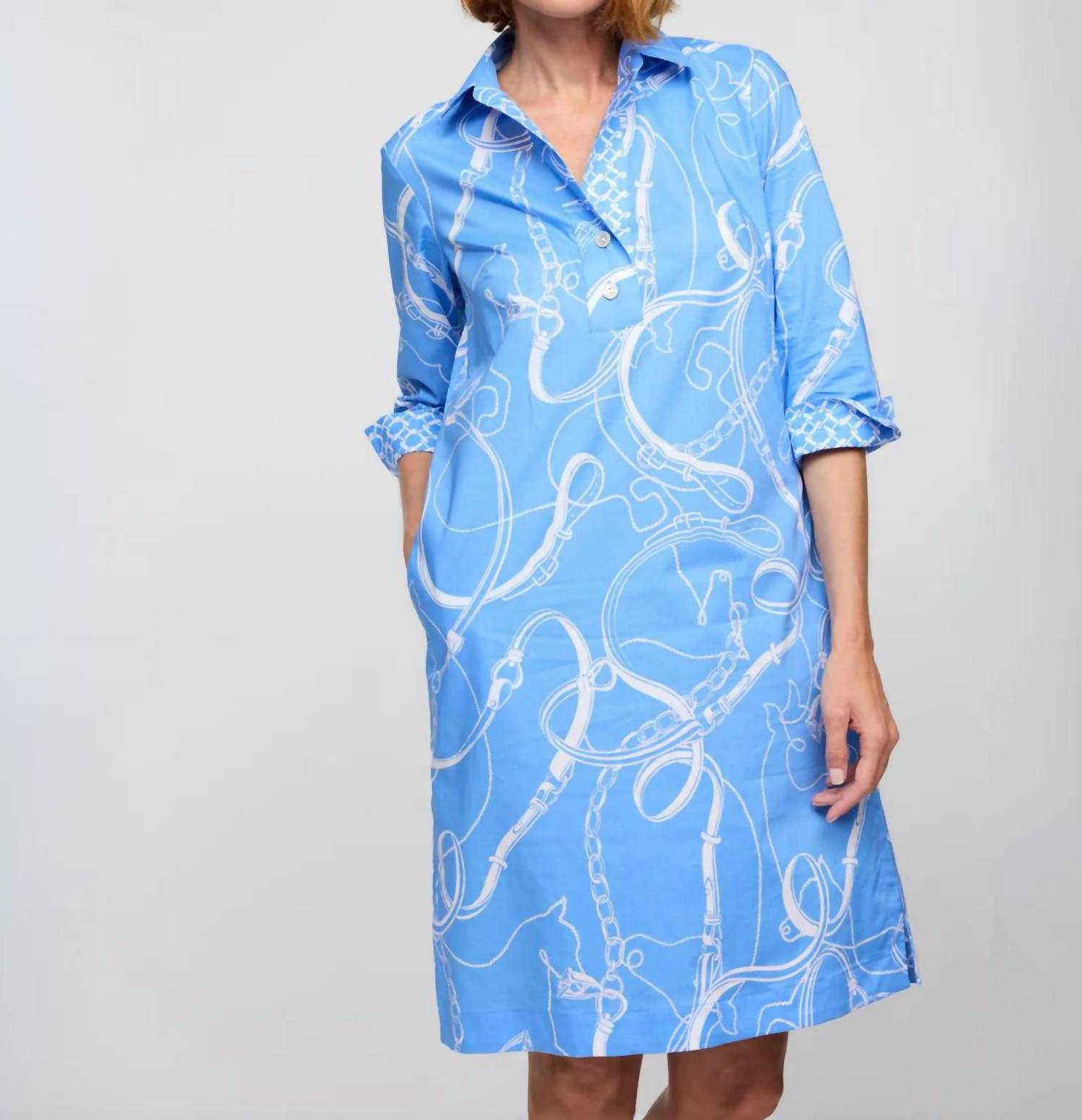 Hinson Wu - Charlotte Three Quarter Sleeve Dress
