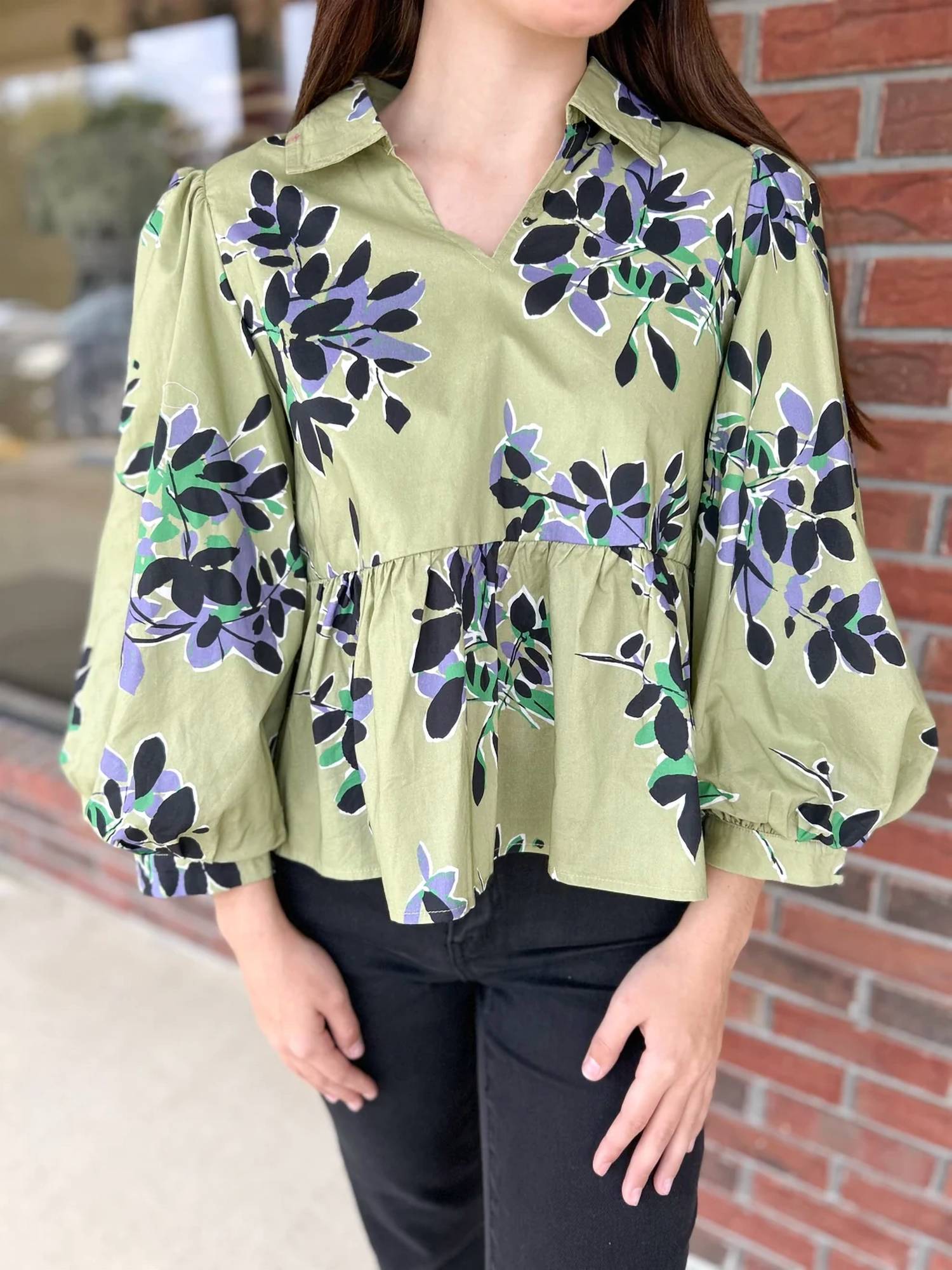 Jodifl - Puff Sleeve Top