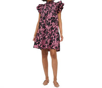 Oliphant - Pintuck Ruffle Mini Dress