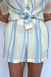 Elan - Stripe Detail Drawstring Shorts