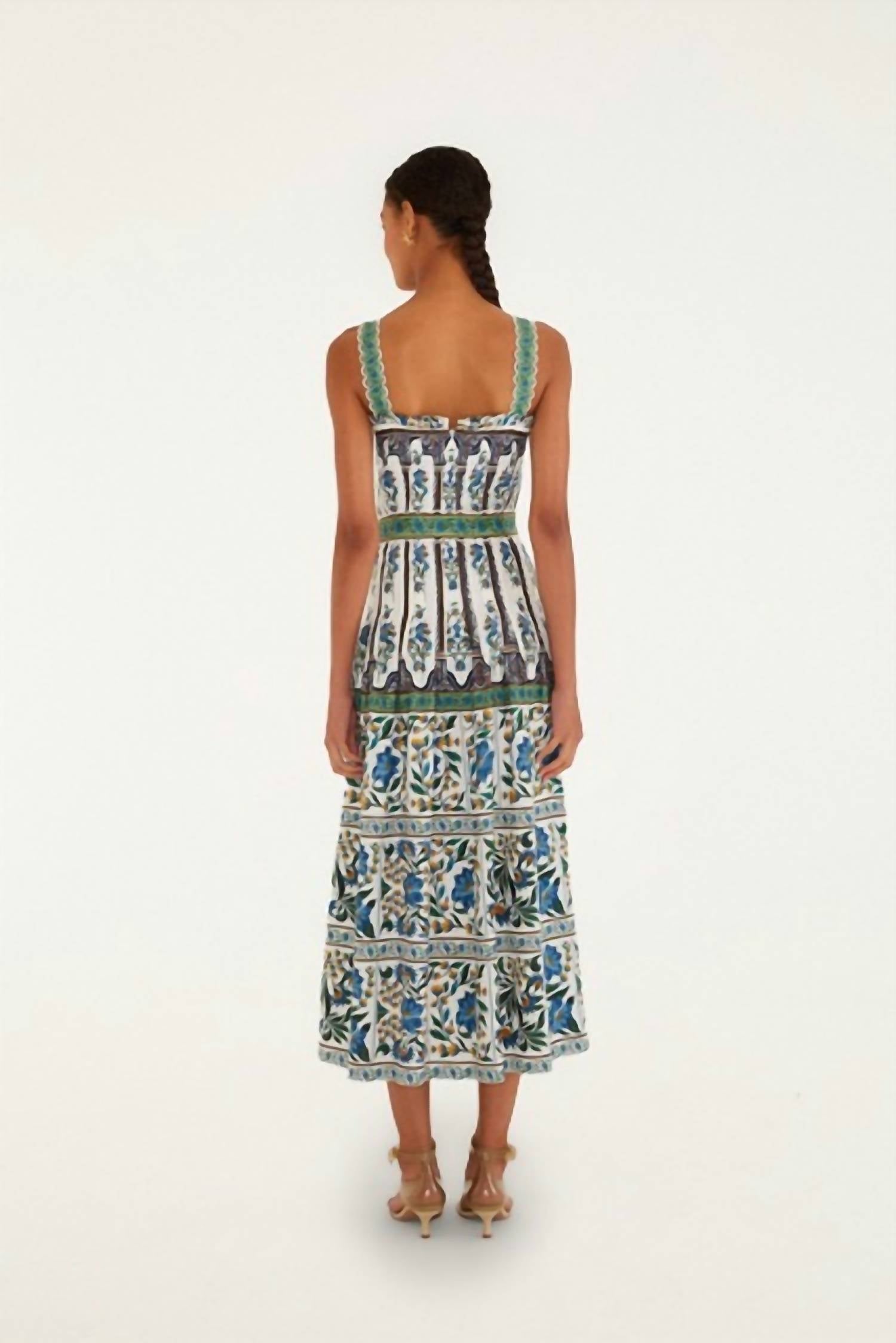 Farm Rio - Belted Midi Dress