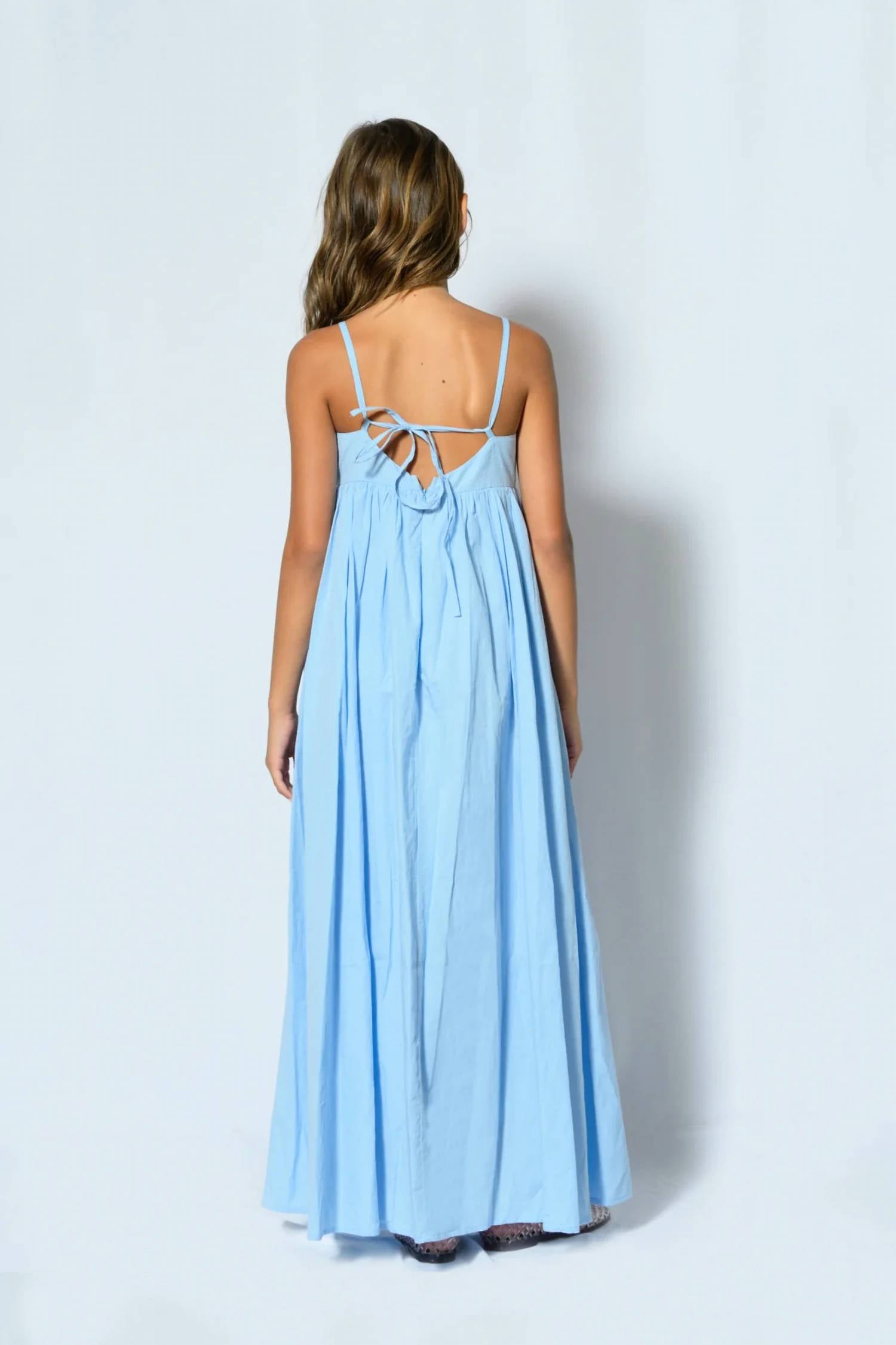 Katie J Nyc - Tween Serenity Beaded Strap Maxi Dress