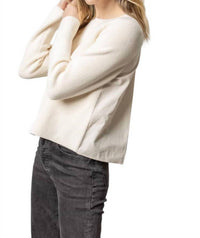 Lilla P - Mixed Media Raglan Sweater