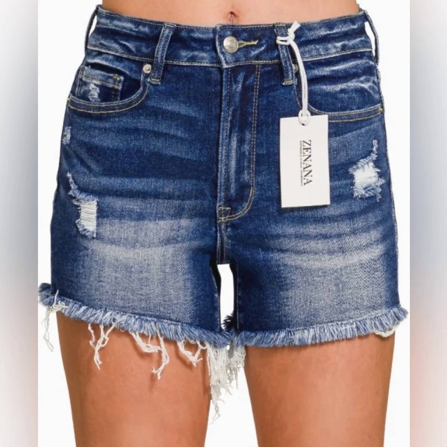 Zenana - Women's Jean Shorts