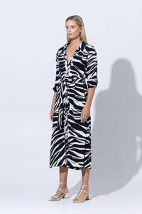 Lusana - Cedar Shirt Midi Dress