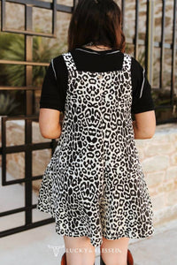 Lucky & Blessed - Wild Canyon Leopard Overall Romper