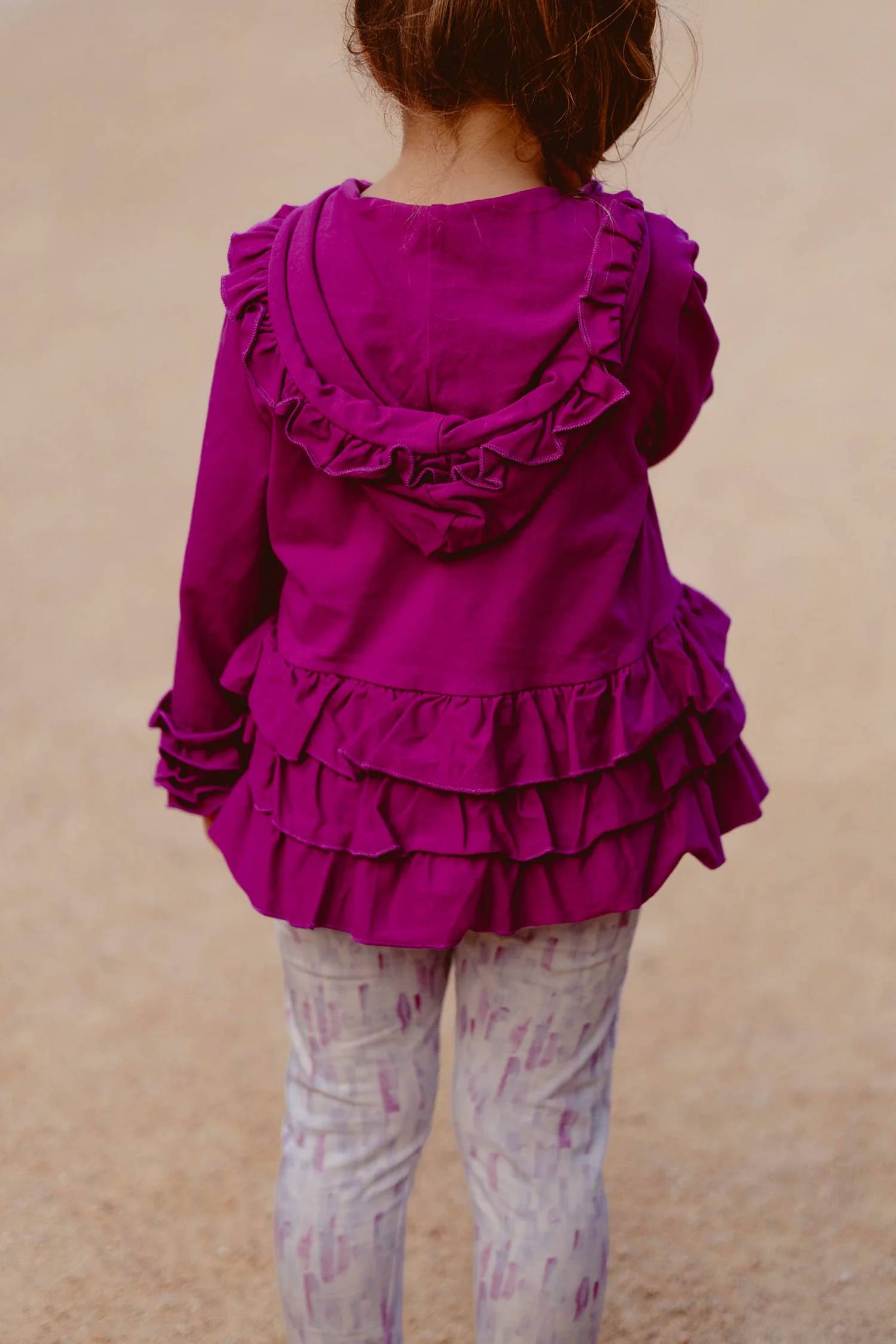 Pete + Lucy - Ruffle Hoodies