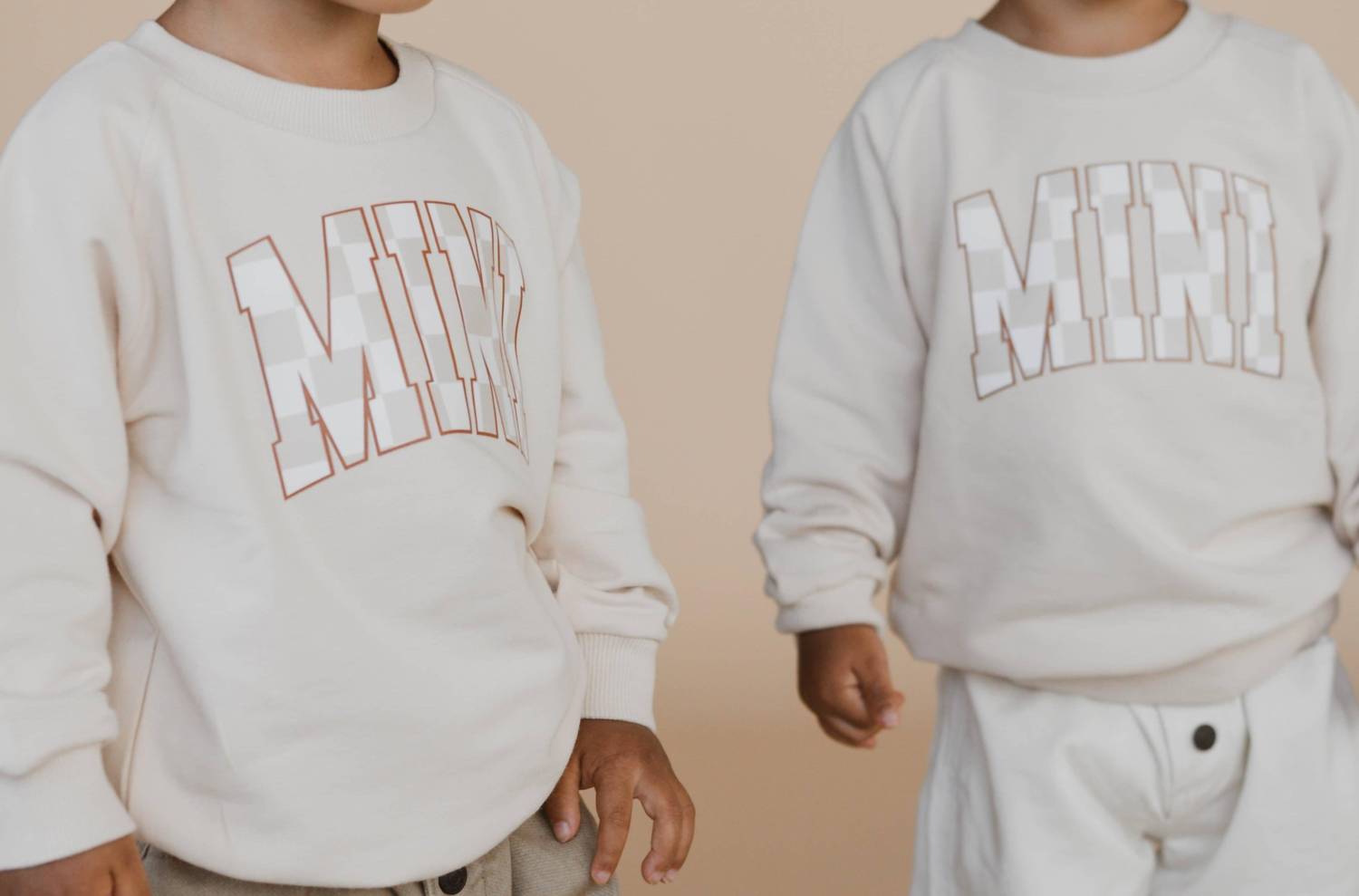 August And June Kids - Kid's Checkered Mini Sweater