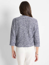 Nic + Zoe - Women's Fringe Sweater Jacket