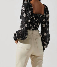 Astr - Amber Puff Sleeve Top