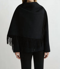 POSSE Wren Boxy Coat in black - women's jacket - detail view